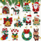 Preview: Diamond Painting Nikolaus Weihnachtsbaumdekoration
